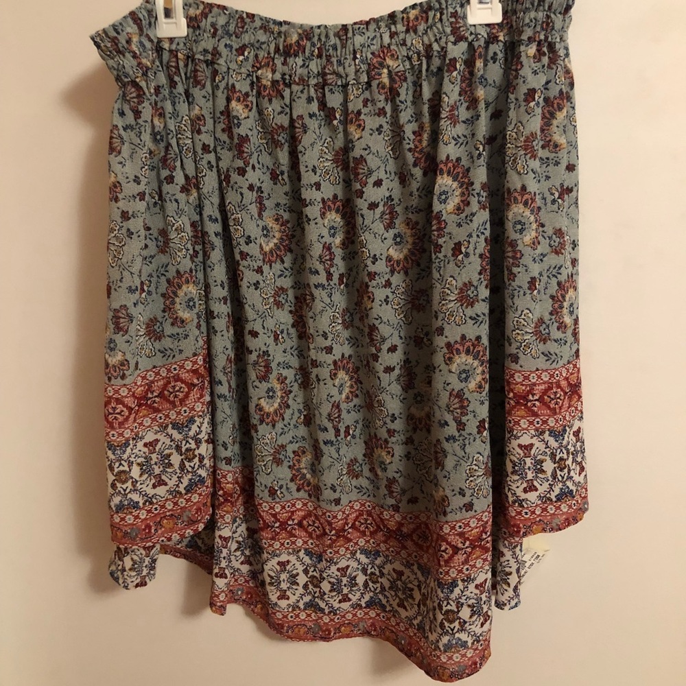 Floral off the shoulder top